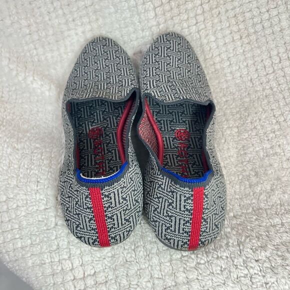 Rothy’s women’s charcoal grid round toe loafer size 8.5 - Picture 6 of 12
